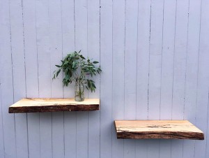 2'li Kütük Dilimi Duvar Rafı - HGT113