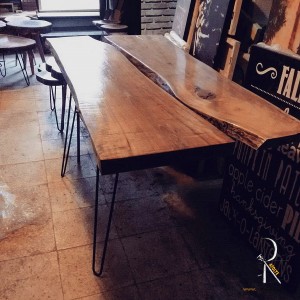 Ceviz Ağacı 2'li Doğal Masa  - DAS41