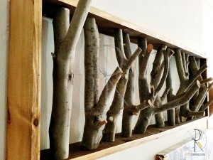 Doğal Ağaç Askılık - 100 cm - RTL62 - Thumbnail