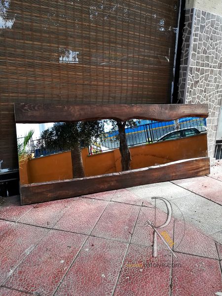 Doğal Kenar 150 cm Salon ve Boy Aynası - QA01-04