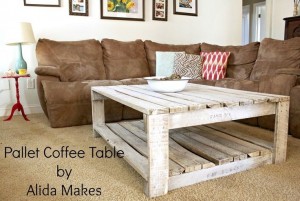 Eskitme Ahşap Palet Orta Sehpa - HGT262