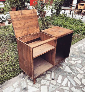 Ahşap Plak Dolabı - Wts71-3