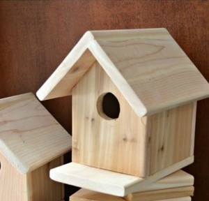 - Masif Ahşap Kuş Yuvası - HGT212  - Masif Ahşap Kuş Yuvası - HGT212