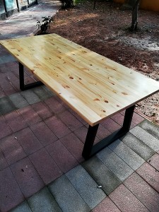 Masif Ahşap Yemek ve Çalışma Masası - 175x80  - RT1801-26