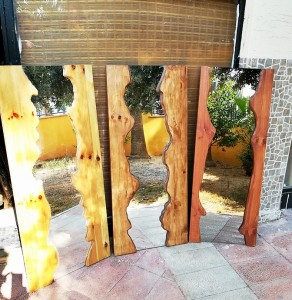 - Masif Çam Boy Aynası - MKA30  - Masif Çam Boy Aynası - MKA30