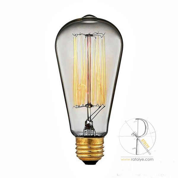 Rustik Edison Flamanlı Ampul 40W - HGA01