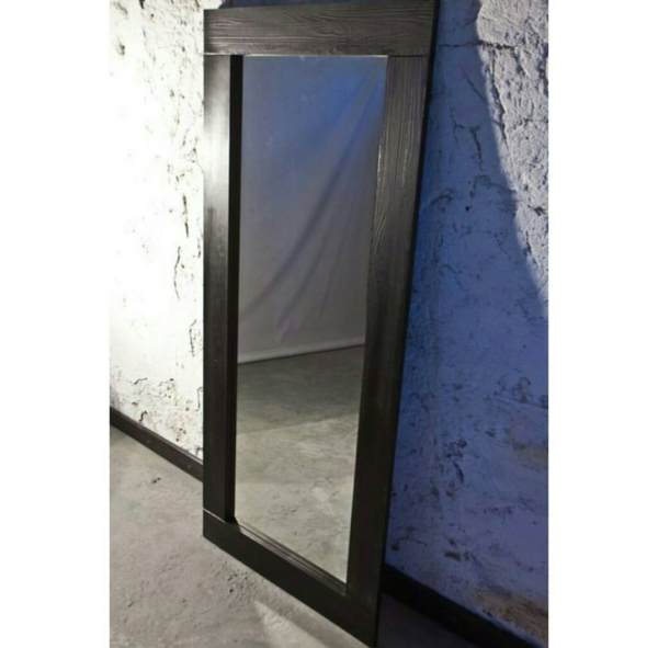 Siyah Ahşap Boy Aynası - 140x60 - HGT179