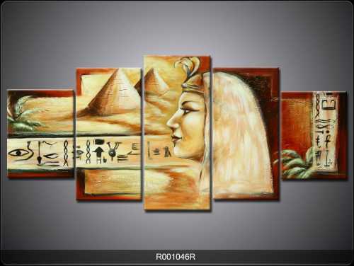 5 Parçalı Tablo - Mısır-008