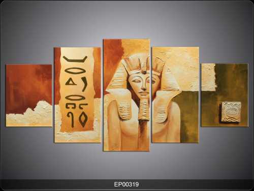 5 Parçalı Tablo - Mısır-004