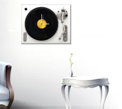 Retro LP Plaklı Pikap Saat - Vestax