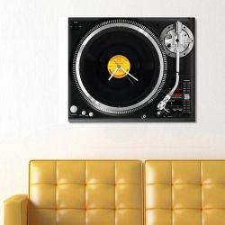 Retro LP Plaklı Pikap Saat - Vestax-s