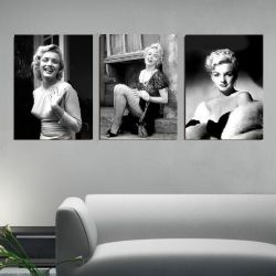 3 Parçalı Tablo - Marilyn Monroe (I)