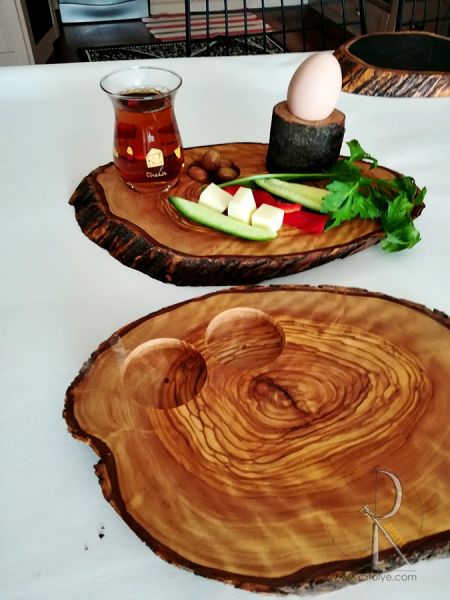 Zeytin Ağacı Kahvaltı Sunum Tabağı - CA06-06