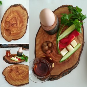 Zeytin Ağacı Kahvaltı Sunum Tabağı - CA06-06 - Thumbnail