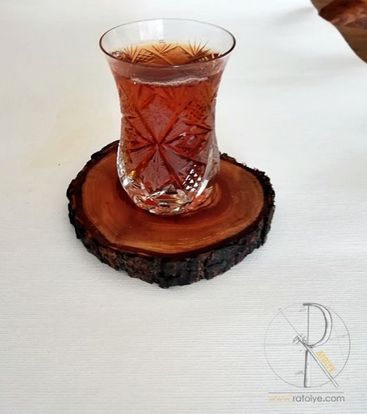 Zeytin Dilimi 4 adet Bardak Altlığı - CA06-01