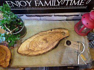 - Zeytin Sunum ve Kesme Tahtası - 36x14 cm - KS18  - Zeytin Sunum ve Kesme Tahtası - 36x14 cm - KS18